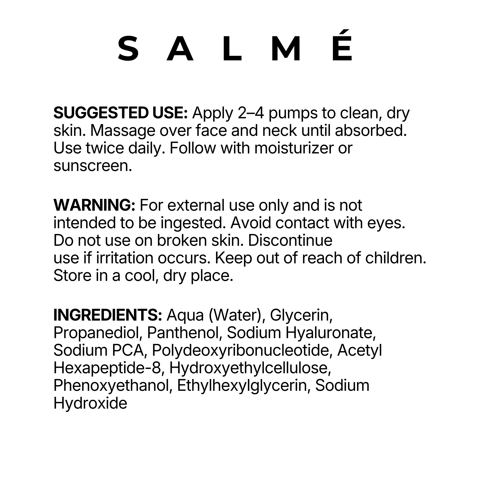 PDRN+ Peptide Serum